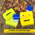 6PCS Lightweight Plastic Leaf Scoops Hand Rakes garden rake Large Leaf Grabbers for Picking Up Leaves Clippings  Grass